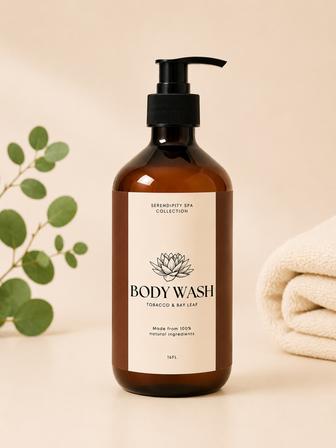 Tobacco Bay Leaf Body Wash
