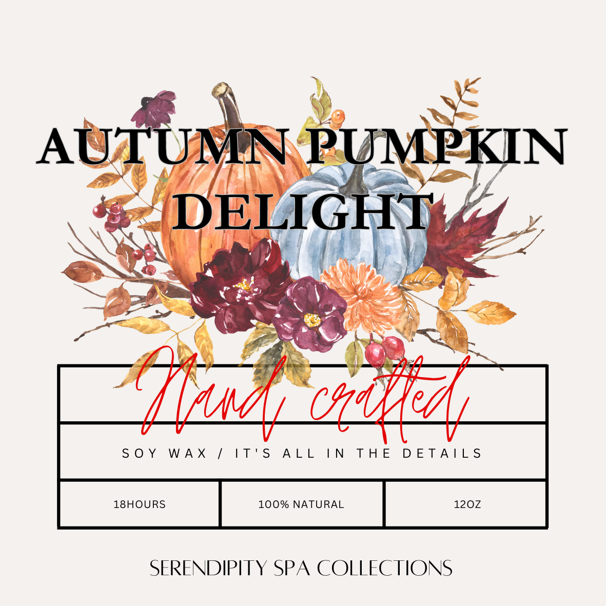 Autumn Pumpkin Delight Candle